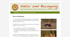 Desktop Screenshot of naturundbewegung.de